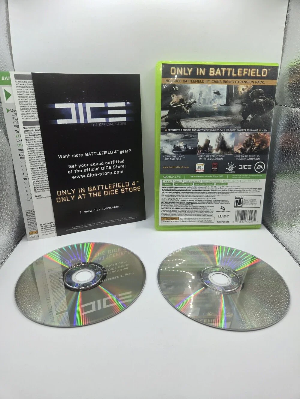 Battlefield 4 (Microsoft Xbox 360, 2013, EA, M)